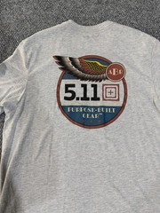 5.11 Tactical Shirt Mens 2XL Gray Purpose Built Gear Graphic T-Shirt Tee