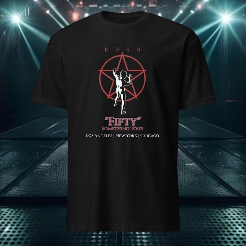 RUSH Fifty Tour 2026 North American Tour Locations Rock Band T-shirt