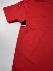 Nike XXL Swoosh Red Blue White Striped Polyester Breathable Quick Dry Tshirt