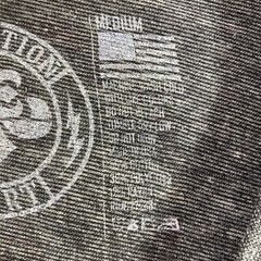 Affliction Shirt Adult Medium Dark Gray Graphic Tee Performance Live Fast USA