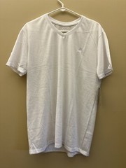 Aeropostale Men Short Sleeve White T Shirt Size Large L White (01)