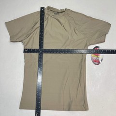 DUKE DRI Nylon/Spandex Tight Fit Military T-Shirt Men’s Sz L Coyote Tan T45499BG
