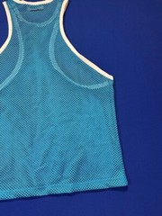 DSQUARED2 men’s summer blue back&front racer mesh muscle tank top SZ L