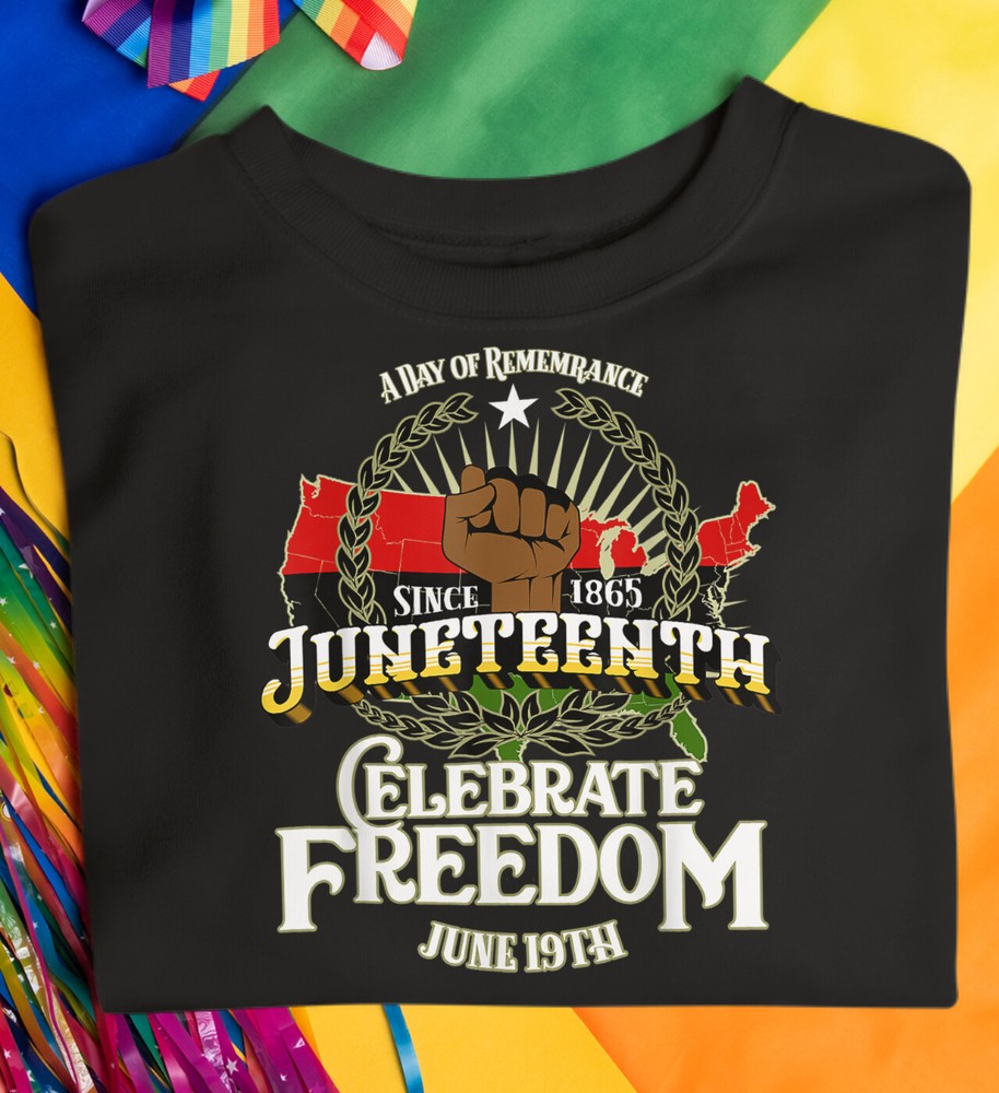 Fathers Day Juneteenth A Day Of Remembrance Dads Black History Tee Shirt 172