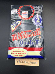 WHITESVILLE 2-PACK T-SHIRT WV73544 White Navy Toyo Enterprise MADE IN JAPAN