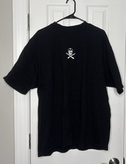 Shaka Wear Streetwear Mens Short Sleeve Logo T-Shirt Black XL