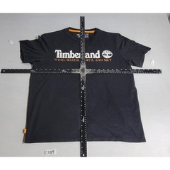 Timberland Mens XL Black Graphic T-Shirt Wind Water Earth and Sky Organic Cotton