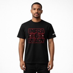 Black InfraReady Sneaker T-shirt to Match Air Jordan 6 Retro ‘Infrared Salesman’