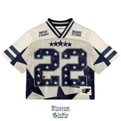 Y2K Short Sleeve T-Shirt Harajuku Hip Hop Fashion Jersey Men Streetwear Vintage
