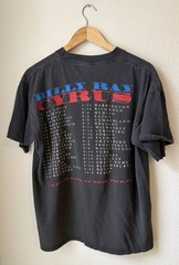Vintage 90s Billy Ray Cyrus Tour T-Shirt Men’s Size XL Gem Tag, Double Sided