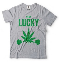 Very Lucky Irish Marijuana 420 Weed Shirt St. Patricks Day Shirt Weed lover gift