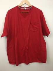 Hanes Mens Comfort Soft T-Shirt with Pocket 100% Cotton Tee Red XL X-Large