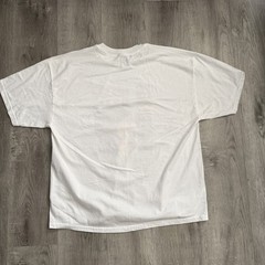 Vintage 2001 Footprints Faith Walk Shirt Mens XL White HIV AIDS Hanes Tee