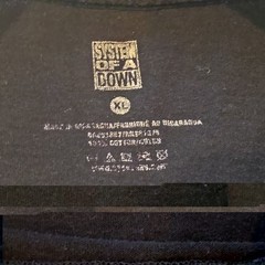 System of A Down Toxicity Men’s T-Shirt Size XL Short Sleeve Cotton Official