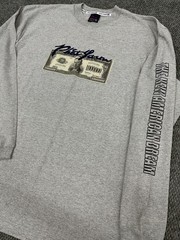 Vintage Phat Farm Mens XL Long Sleeve Graphic Shirt Money Hip Hop Streetwear Y2K