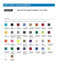 Sport-Tek ST350 Men’s Polyester Short Sleeve Dri Fit PosiCharge Workout T-Shirt