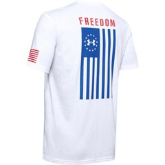 Under Armour Men’s Athletic UA Freedom Flag T-Shirt Short Sleeve Tee 1333350