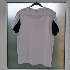 Official Ducati Men White Graphic T-Shirt, Size L, 95% Cotton Elastic Blend
