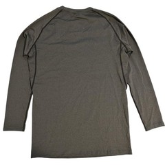 NWT Silkworld Long Sleeve Base Layer Compression Shirt Gray Large
