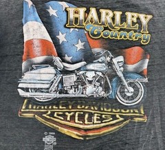 True Vintage Harley Davidson Concord NH T-Shirt 1985 Single Stitch Buttery Soft