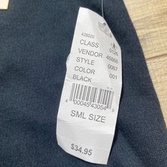PacSun On the Byas Shirt Mens Long Sleeve Henley Shirt Size Small Longer Length