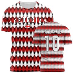 Georgia Retro Football Text Shirt Sports T Country Men European Tournament Su…