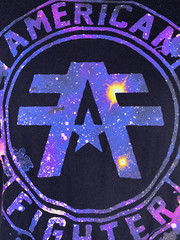 AMERICAN FIGHTER SILVER LAKE GALAXY Men’s T-Shirt *