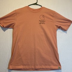Carhartt Durable Goods Tshirt Short Sleeve Mens Medium Loose Fit Peach