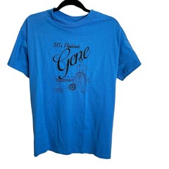 Gene Doll 1999 4th Convention 50’s Flashback Blue T-Shirt L (see measurement)