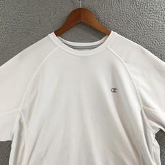 Champion Double Dry T-Shirt Mens XL Short Sleeve Pullover Crew Neck Casual White