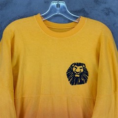 Disney The Lion King Broadway Spirit Jersey Yellow Orange Ombre Small Oversized