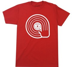 DJ VINYL HAND T SHIRT DJ 1200 TURNTABLE MUSIC TURNTABLE DJ RECORDS