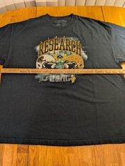 LRG Men’s 3XL Black All City U.S.A. Football Graphic Print Crew Neck Tee