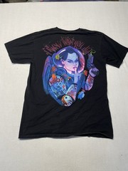 stay cold apparel Tshirt I know What You Did Space Girl Grafitty Size Large Blac