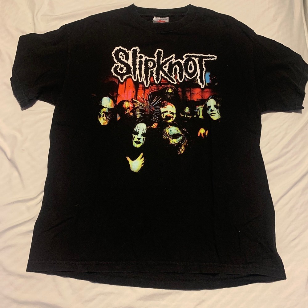 Vtg 2004 Slipknot t-shirt; size L