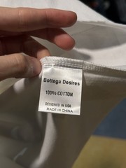 BRAND NEW – Bottega Desires Tee T-Shirt F**k Joke (M) White Black