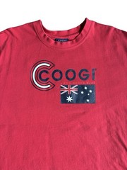Vintage Y2K COOGI Australia Graphic Short Sleeved T-Shirt Size XXL