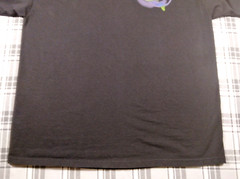 Hanes Heavyweight Mens Short Sleeve T-Shirt Black International Pipelining Sz XL