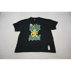 Nike T-Shirt Mens XXL Black Excellent Cherub Angel Rose Just Do It Loose Fit Tee