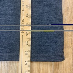 Mack Weldon Henley Shirt Men L Gray Cashmere Wool Knit Long Sleeve