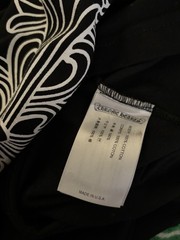 Chrome Hearts Black Long Sleeve Pocket Tee Logo horseshoe floral L Cotton