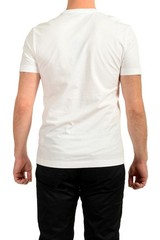 Versace Men’s White Short Sleeve Logo Embroidery T-Shirt US 2XL IT 56