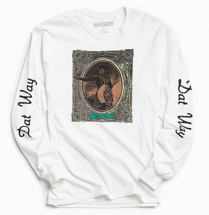 Migos Culture DAT WAY Long Sleeve T-Shirt NEW 100% Authentic