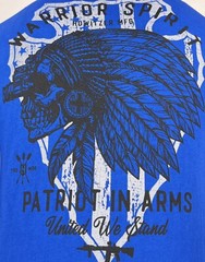 Howitzer Style Men’s T-Shirt PATRIOT WARRIOR Military Grunt MFG