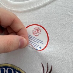 NEW Marines Shirt Mens Large White Short Sleeve Cotton American Military USA