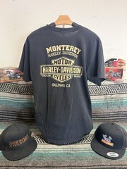 Monterey Harley Davidson Salinas, CA Shirt, Large, 28 in Long 21 in Wide
