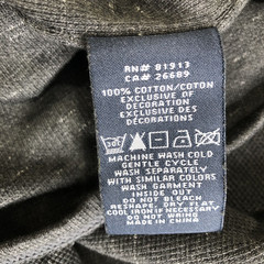 Robert Graham Men’s Sz XL Dark Gray Pullover Tee T-Shirt Long Sleeve 100% Cotton