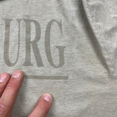Alore Gatlinburg Tennessee T Shirt Mens L Gray Green 1995 Vintage Ringer Tee