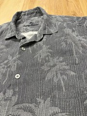 Tommy Bahama Grey Palmtree Shirt