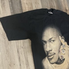 Rare Vtg Michael Jordan T Shirt 3XL Big & Tall Basketball hip hop rap og bling